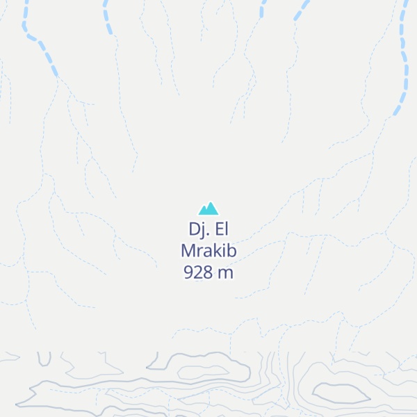 Map of Dj. El Mrakib