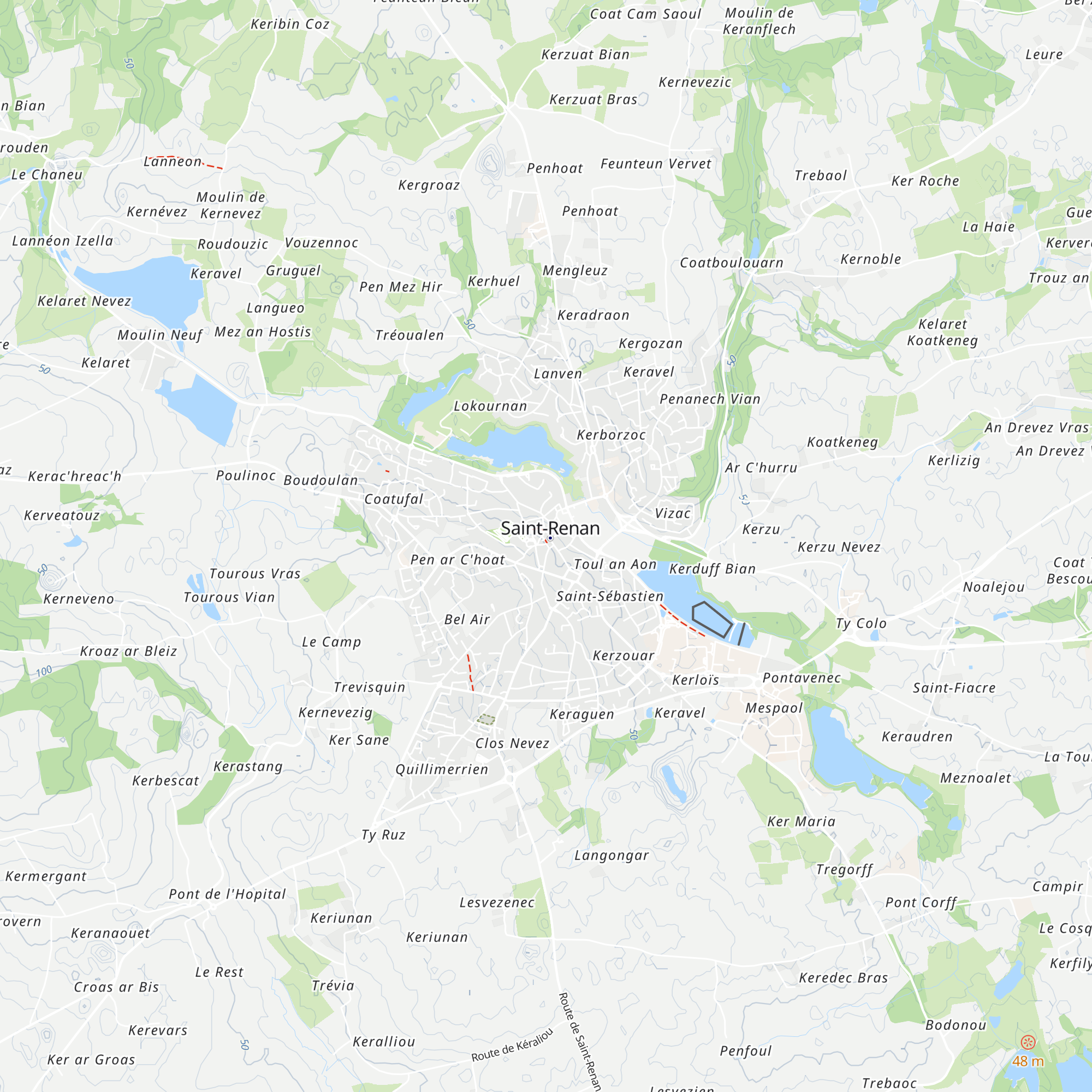 Office de Tourisme Iroise Bretagne map