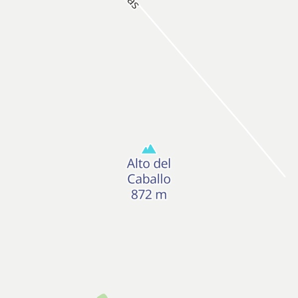 Map of Alto del Caballo