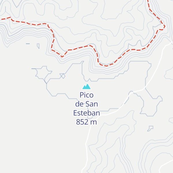 Map of Pico de San Esteban