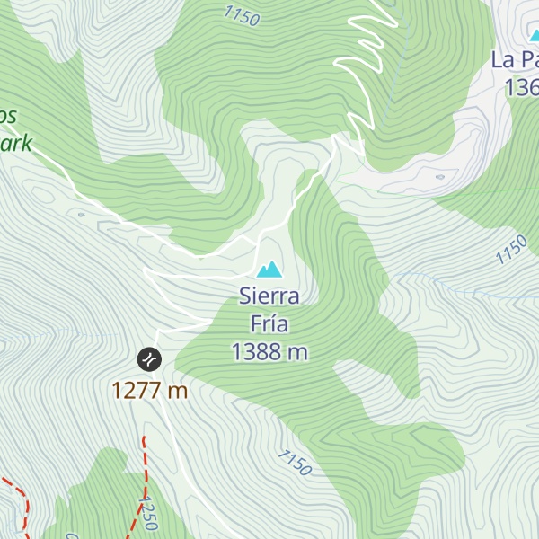Map of Sierra Fría