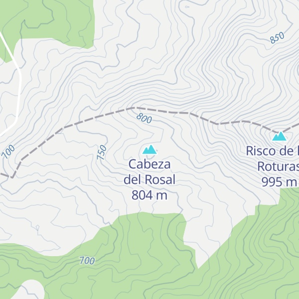 Map of Cabeza del Rosal