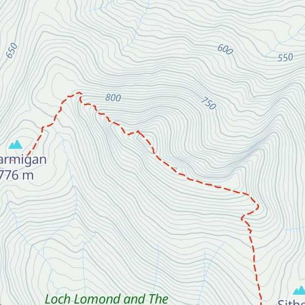 Map of Ben Lomond