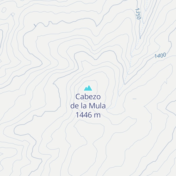 Map of Cabezo de la Mula