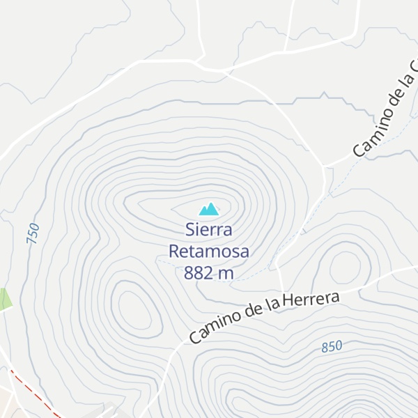 Map of Sierra Retamosa