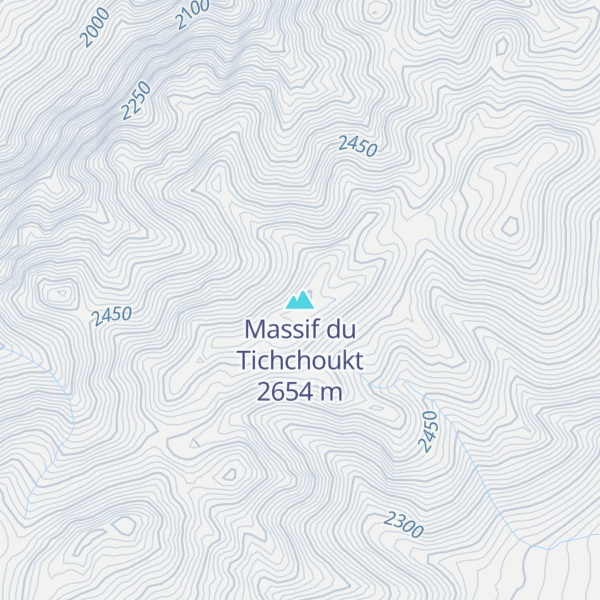Map of Massif du Tichchoukt