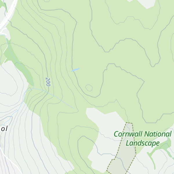 Map of St. Bellarmin's Tor