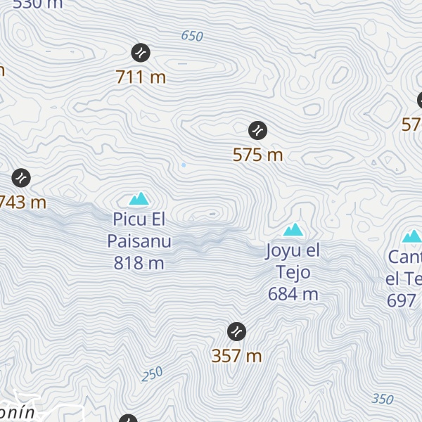 Map of Pico Muniana