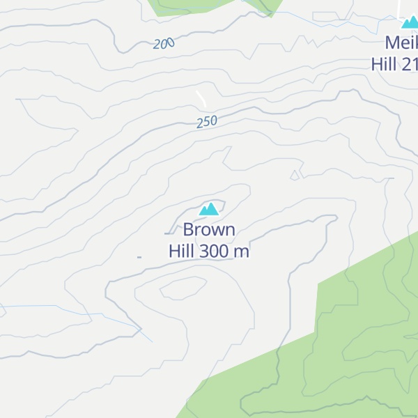 Map of Brown Hill