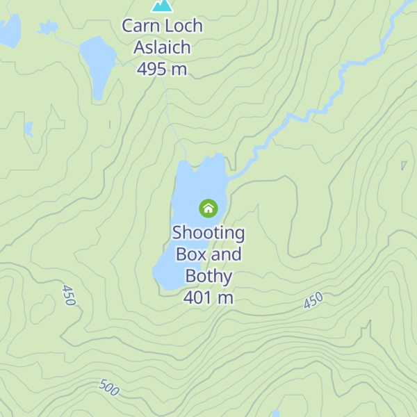 Map of Shooting Box and Bothy