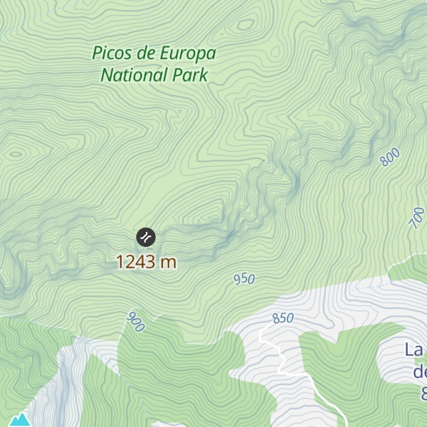 Map of Pico de la Paña