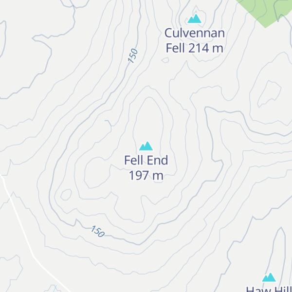 Map of Fell End