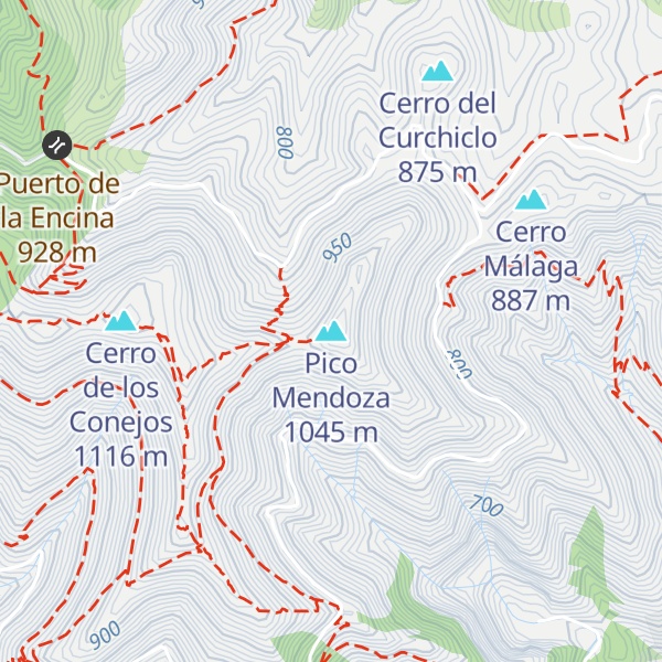 Map of Pico Mendoza