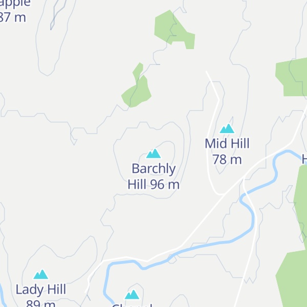 Map of Barchly Hill