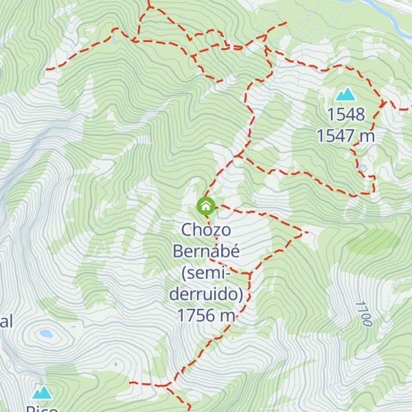 Map of Chozo Bernabé (semi-derruido)