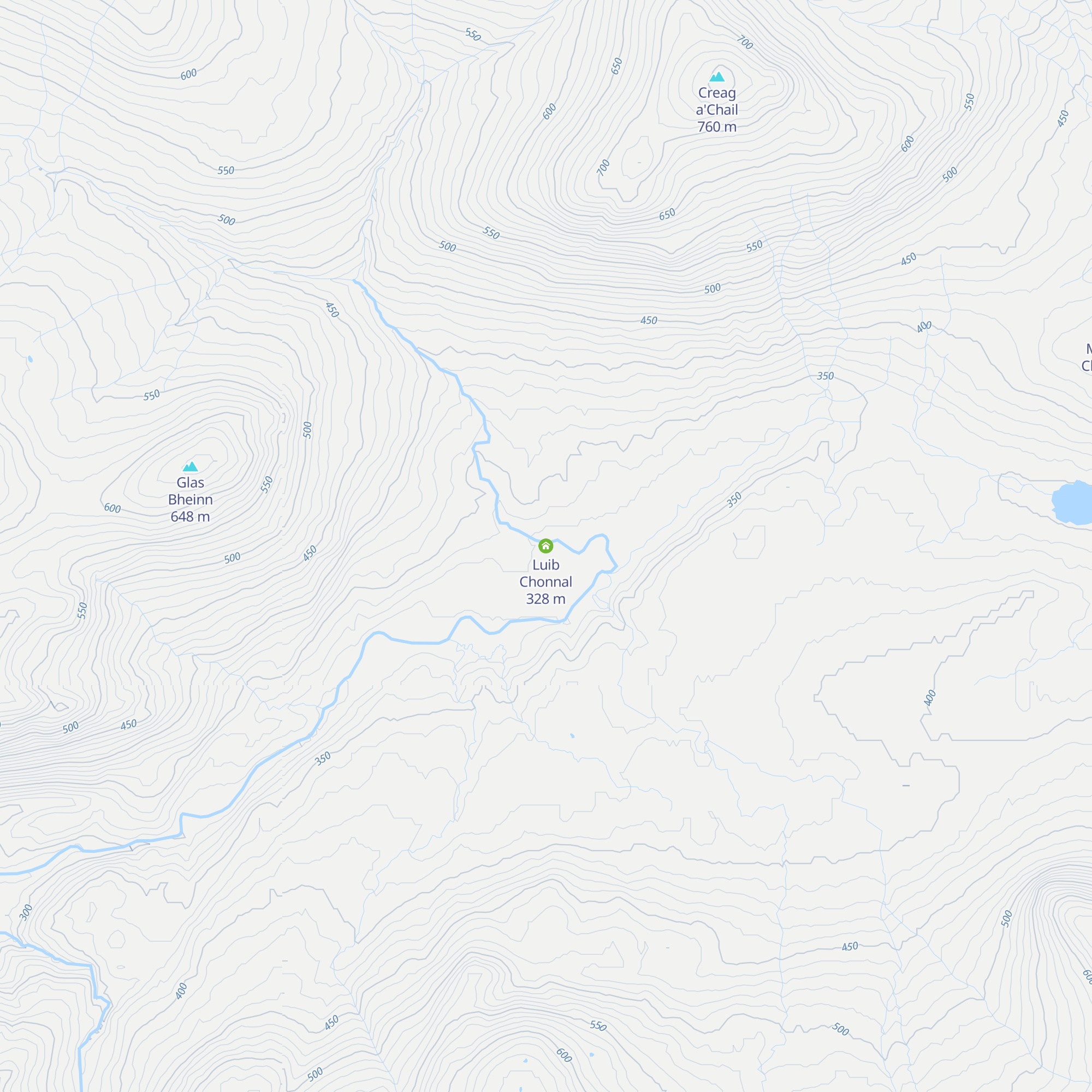 Luib Chonnal map