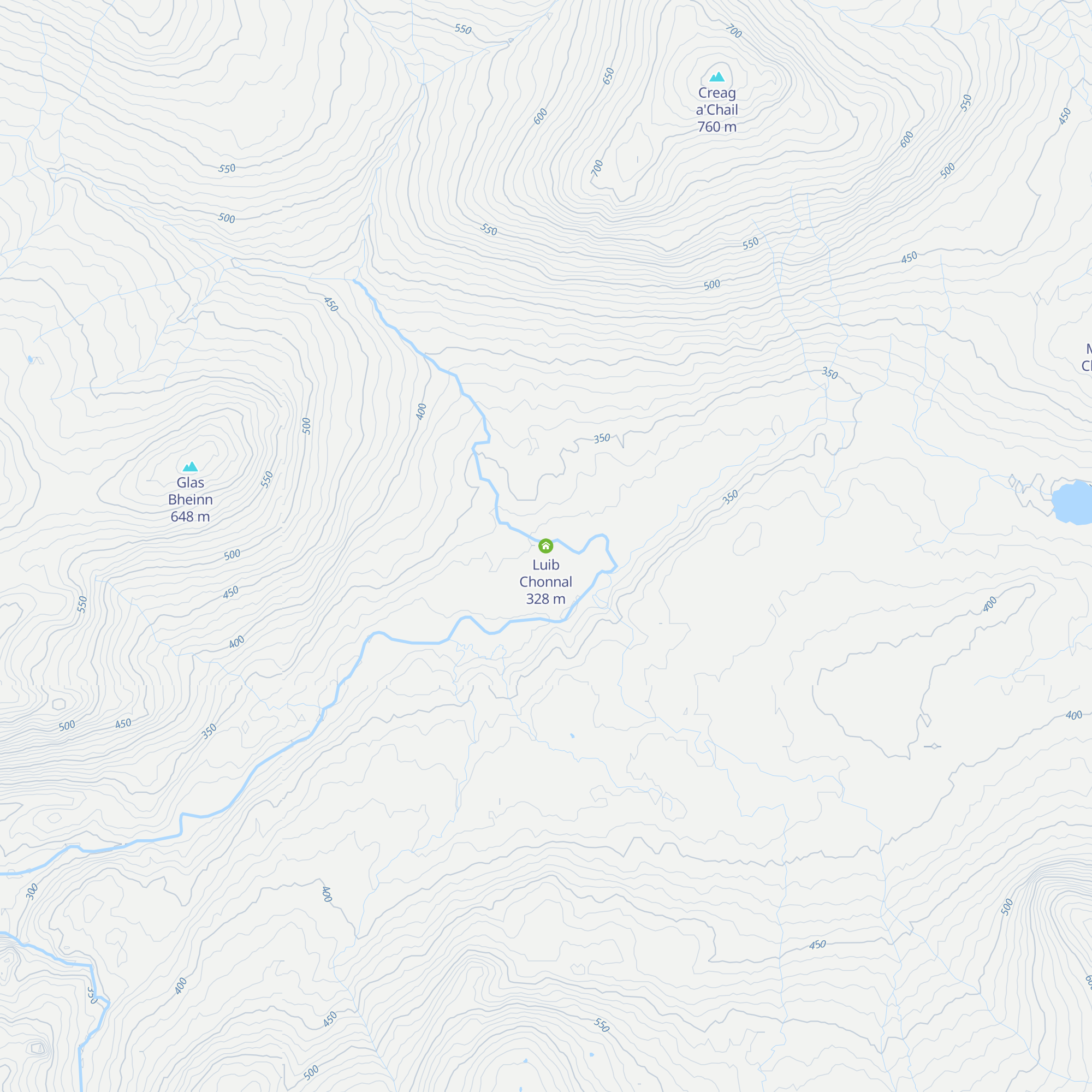 Luib Chonnal map