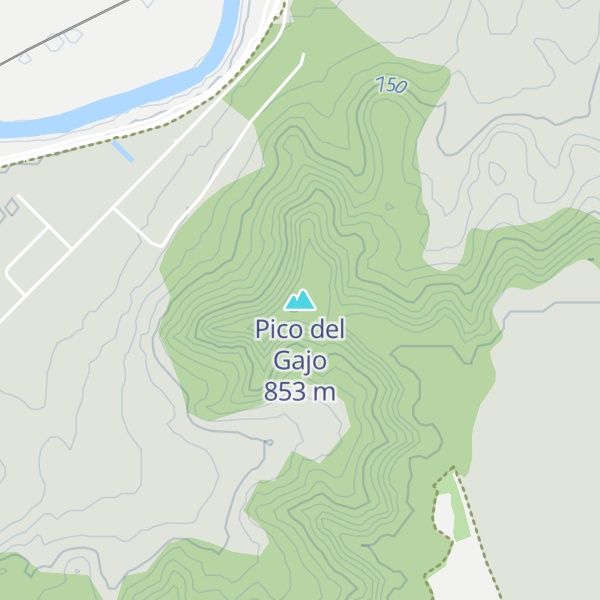 Map of Pico del Gajo