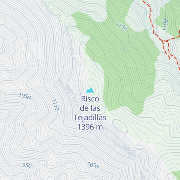Map of Risco de las Tejadillas