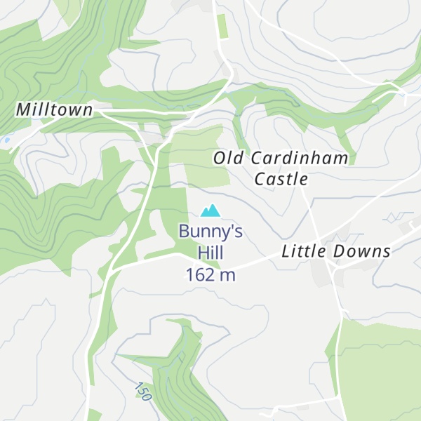 Map of Bunny's Hill