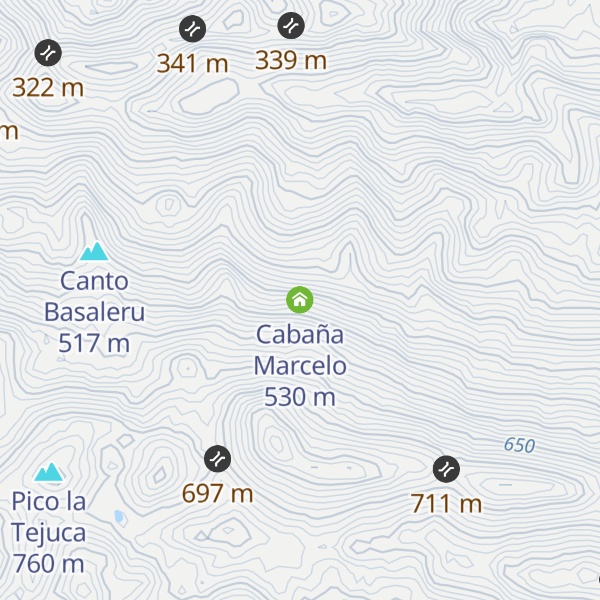 Map of Cabaña Marcelo