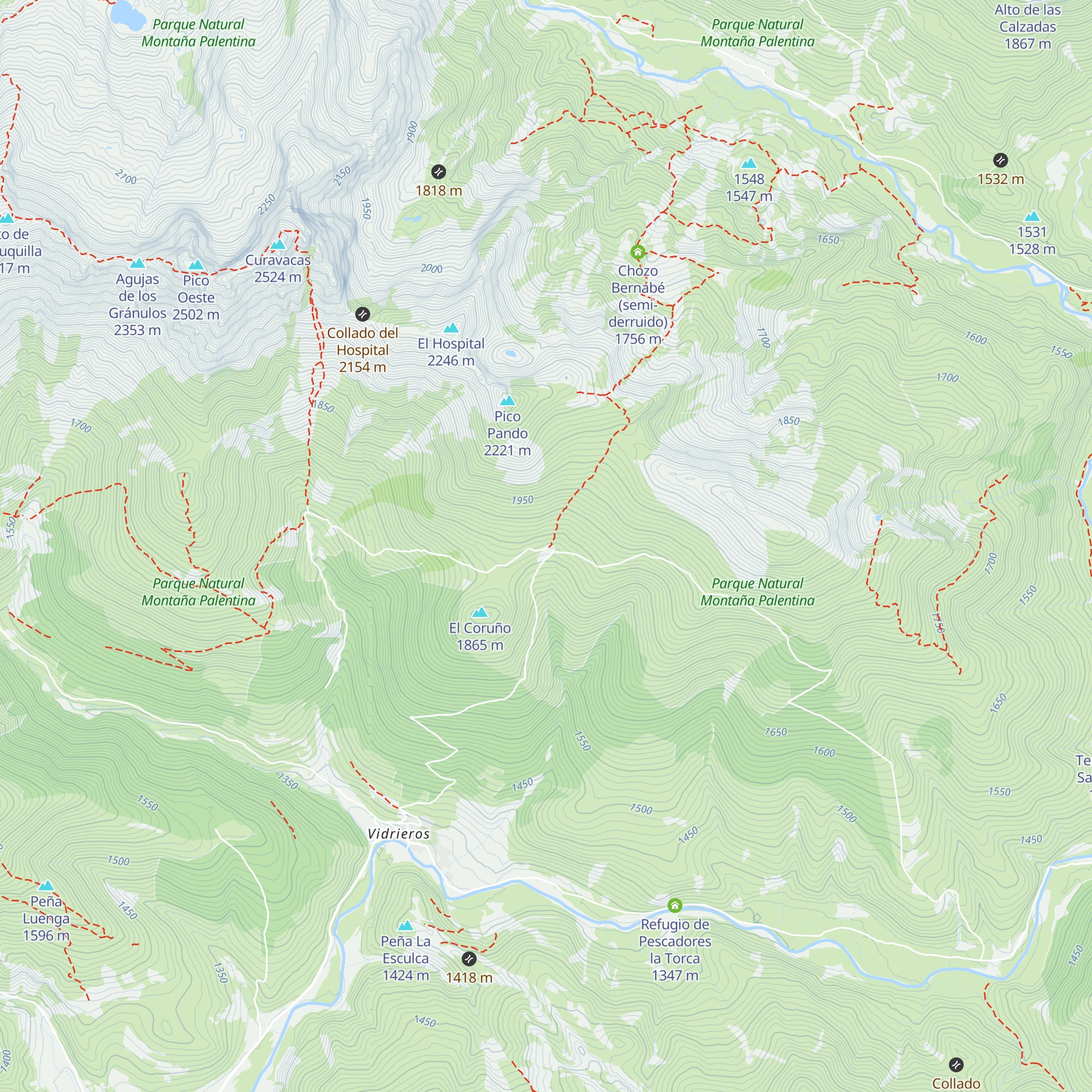 Chozo de Pando o de Mollorente map
