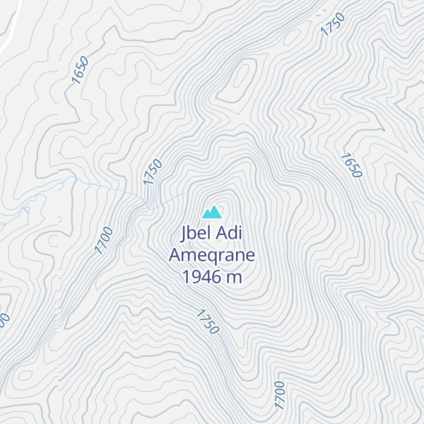 Map of Jbel Adi Ameqrane