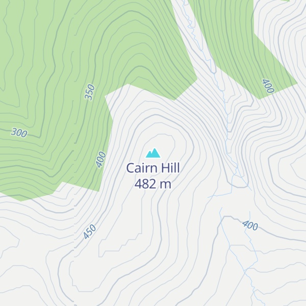 Map of Cairn Hill