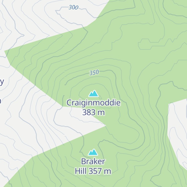 Map of Craiginmoddie
