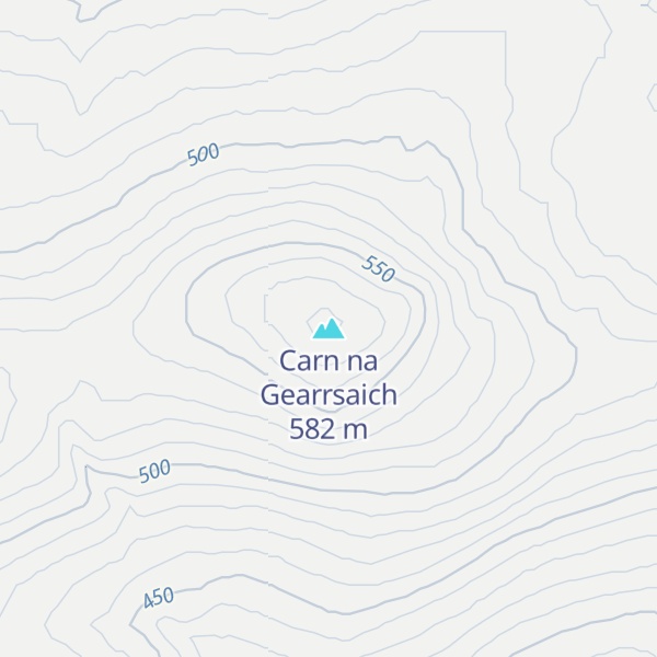 Map of Carn na Gearrsaich