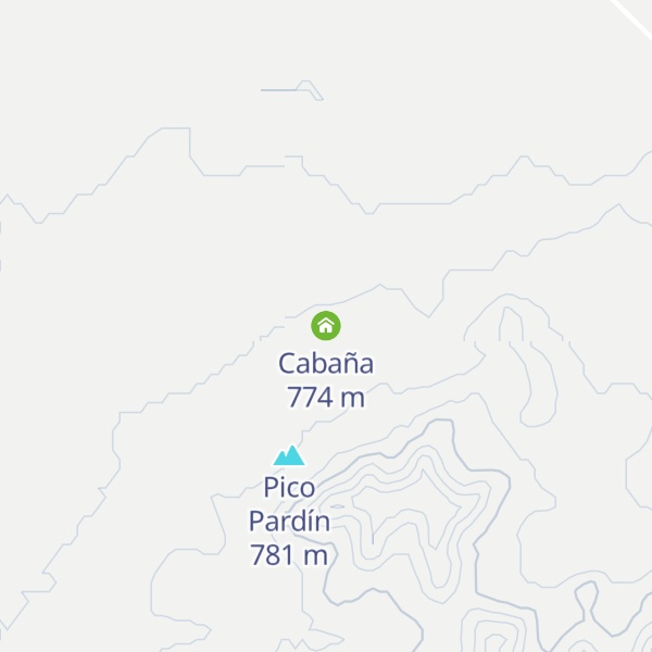 Map of Cabaña