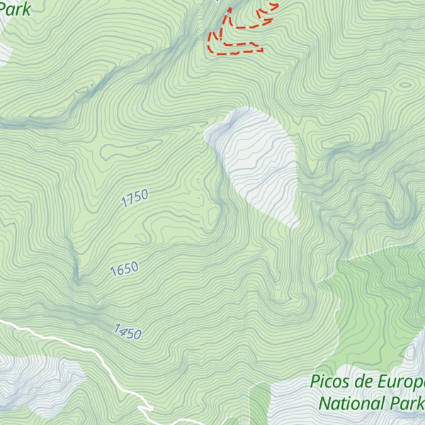 Map of Cueto Butrero