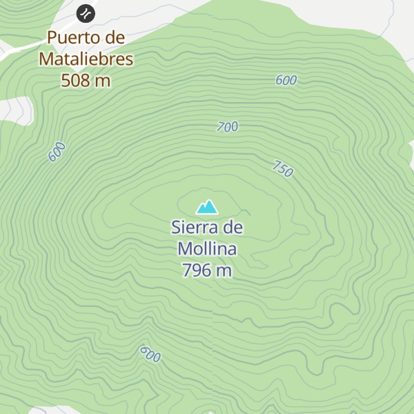 Map of Sierra de Mollina