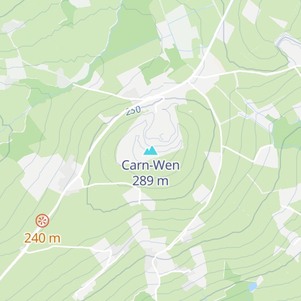 Map of Carn-Wen