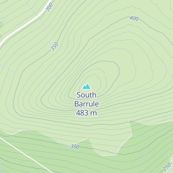 Map of South Barrule