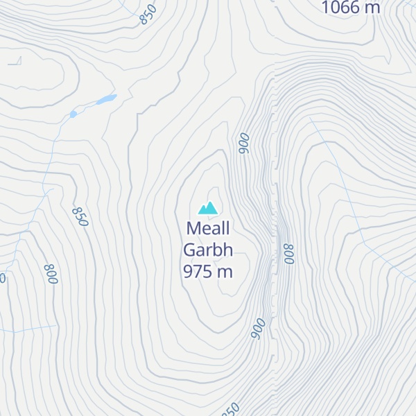 Map of Meall Garbh