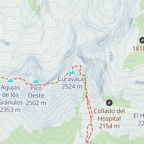 Map of Curavacas
