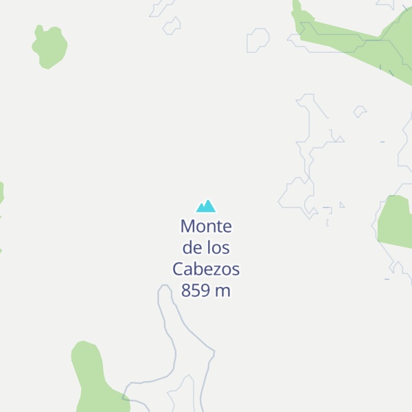 Map of Monte de los Cabezos