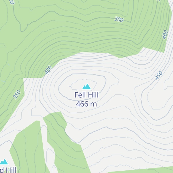 Map of Fell Hill