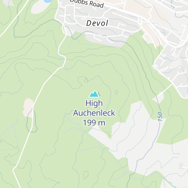 Map of High Auchenleck