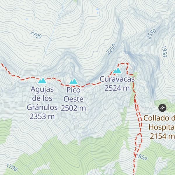 Map of Pico Medio