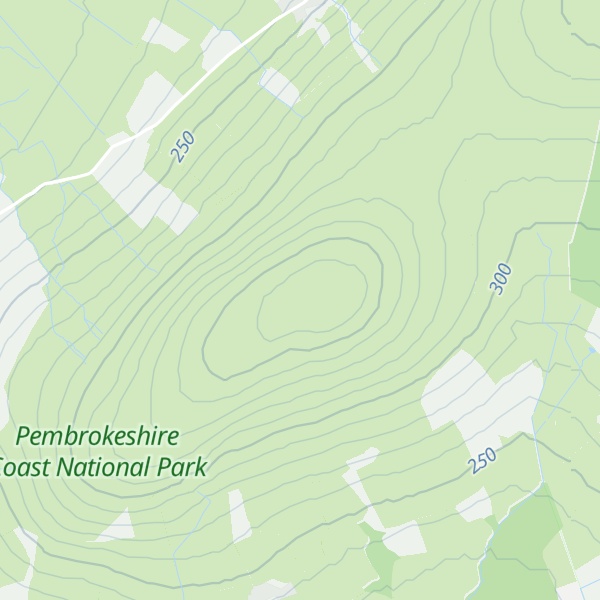 Map of Foel Dyrch