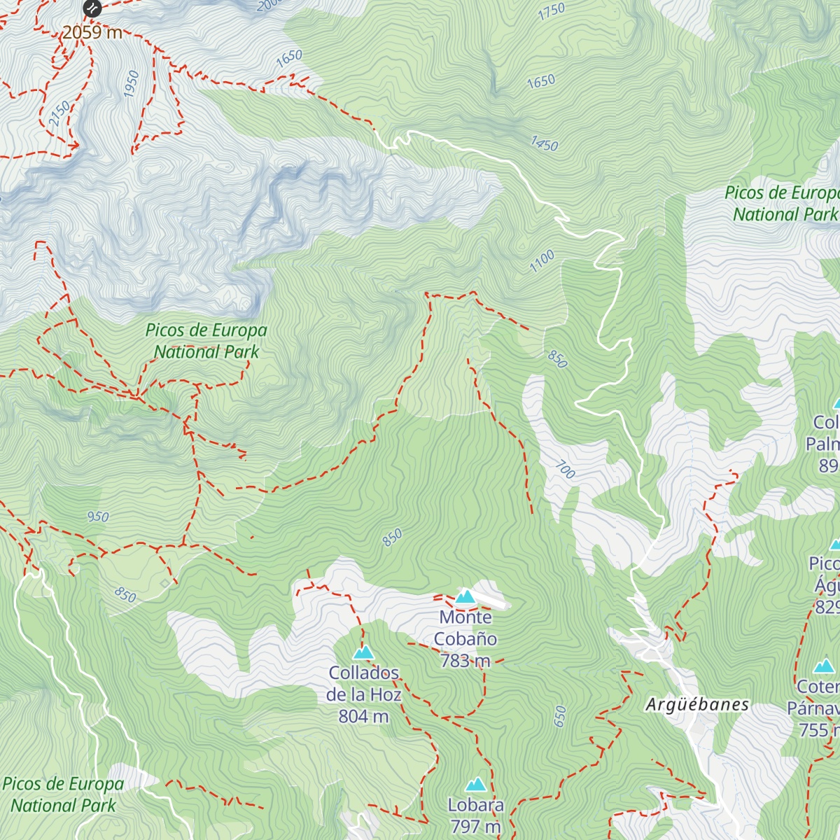 Cabaña Omedian map