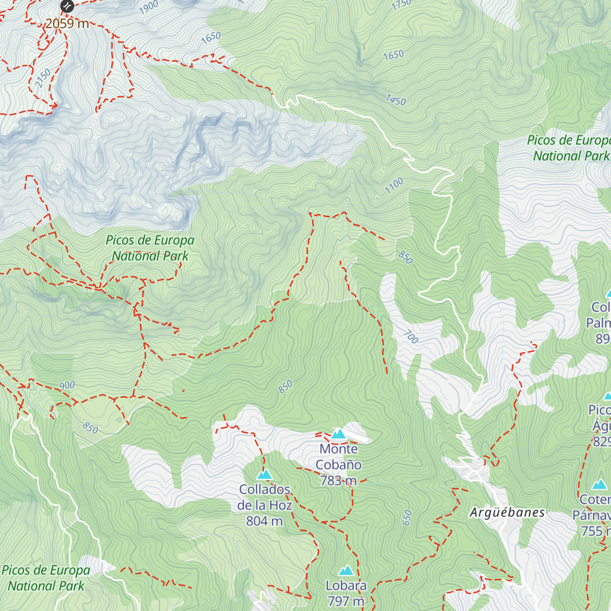 Cabaña Omedian map