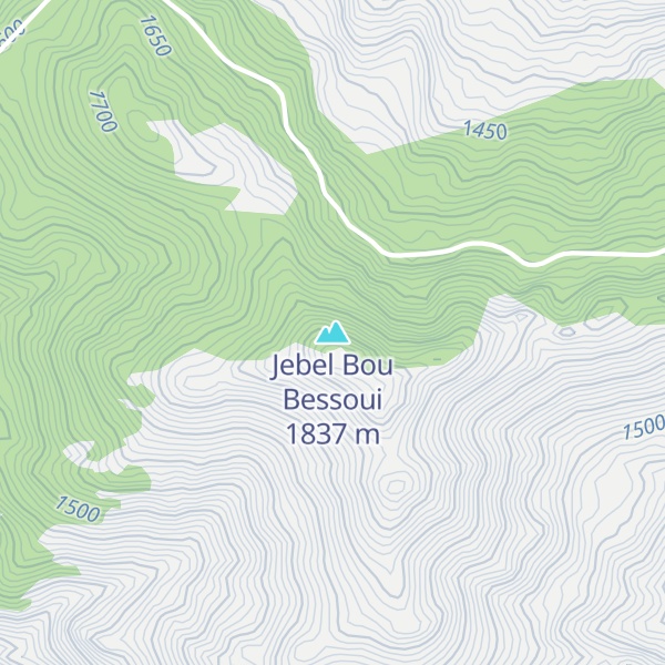 Map of Jebel Bou Bessoui