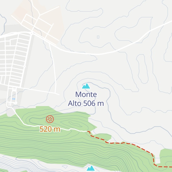 Map of Monte Alto