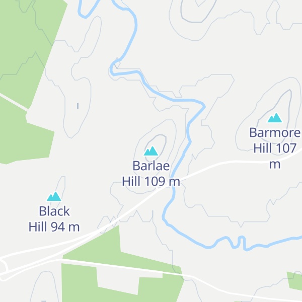 Map of Barlae Hill