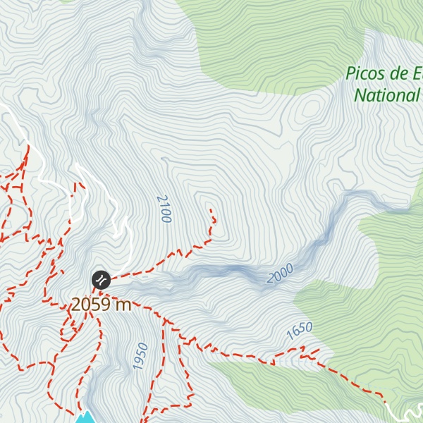 Map of Pico de Samelar