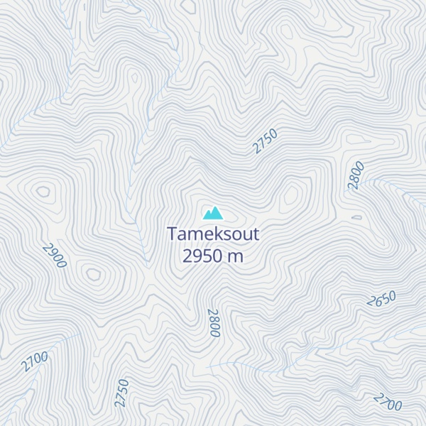 Map of Tameksout
