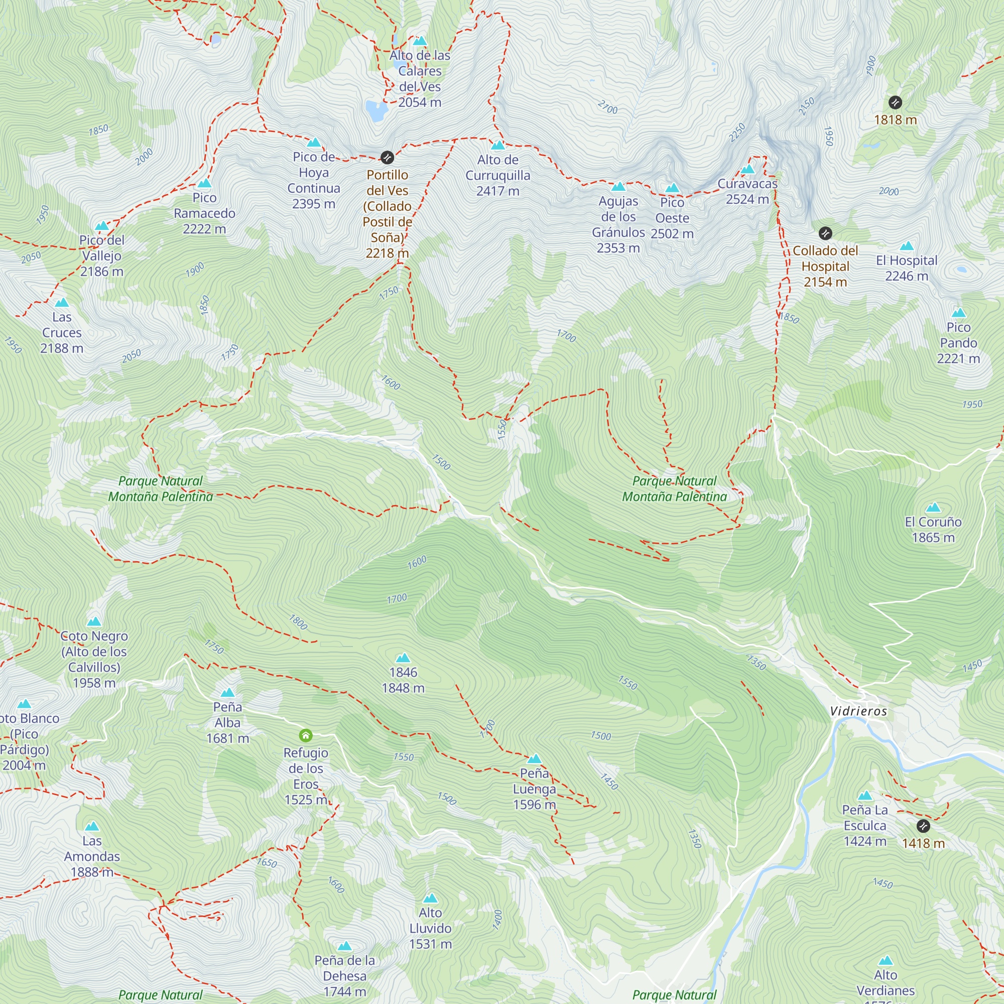 Chozo de la Campizuelas map